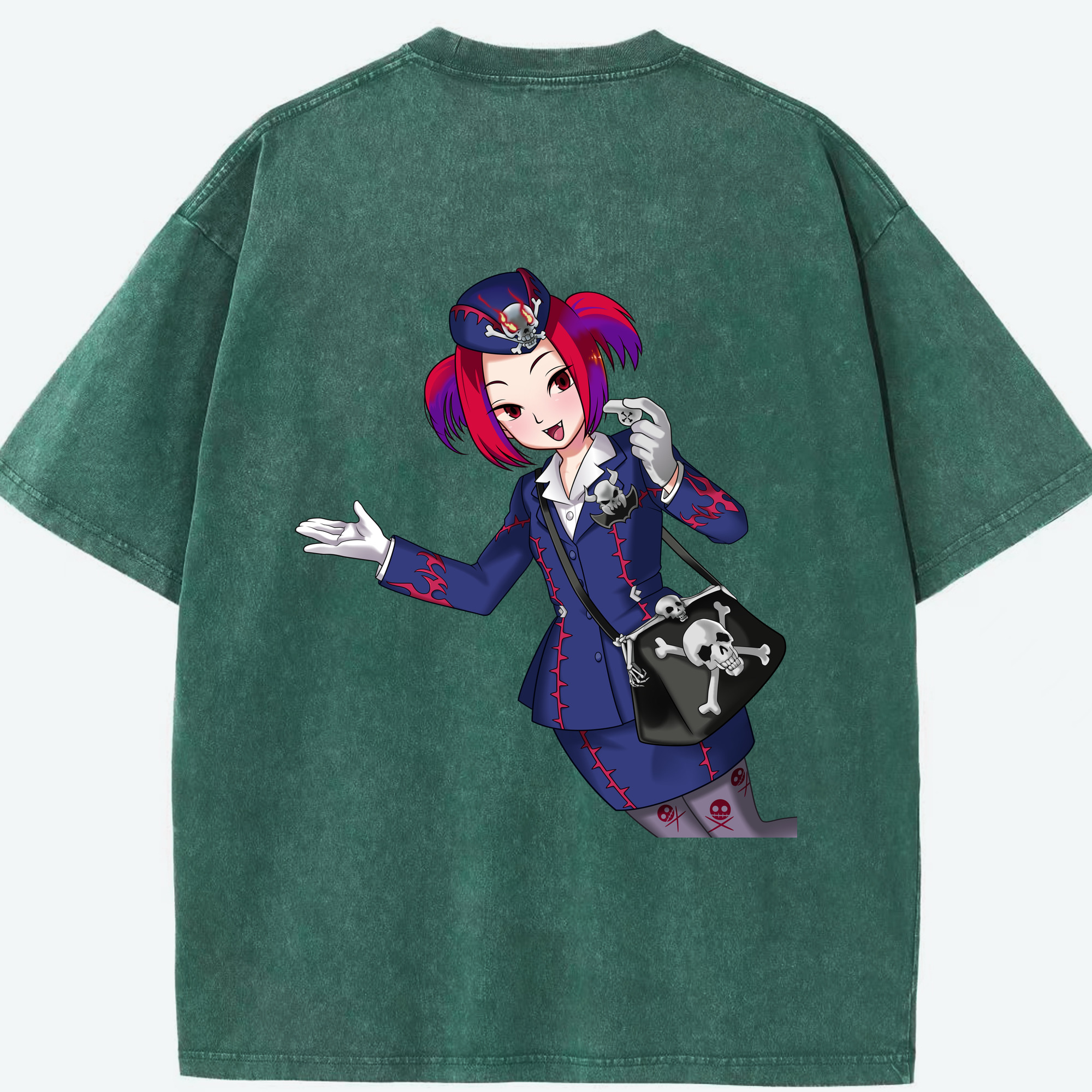 （画像用） 遊☆戯☆王 Yu-Gi-Oh! 綿100% ヴィンテージ風 半袖Tシャツ（背面プリント）